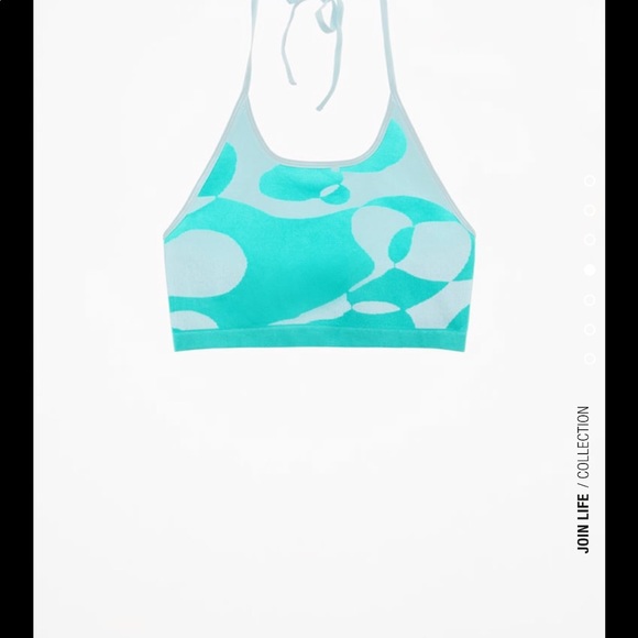 Jacquard halter top and panties - Picture 2 of 11